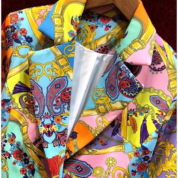 Pants & Jumpsuits Multi Color Pants Suit Poshmark